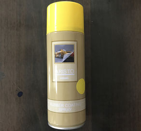 Aérosol à base d'eau en caoutchouc de couleur de jaune de peinture de peinture de jet de revêtement de Peelable