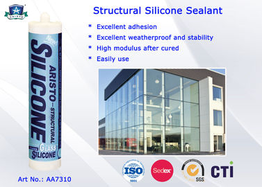 Mastic imperméable liquide structurel de silicone de traitement neutre pour 300ml de collage structurel